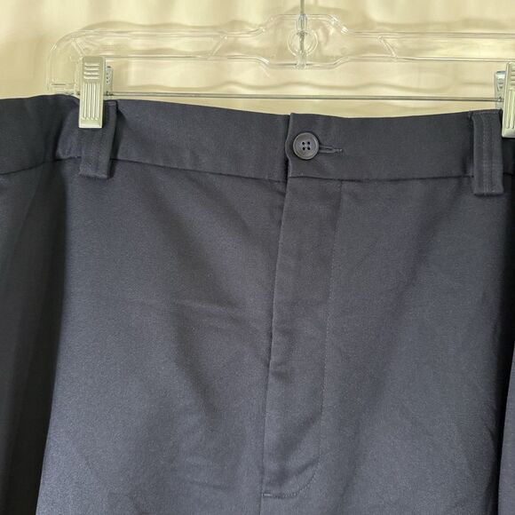 Oak Hill Shorts Men's 50L Navy Blue Flat Front 11" Inseam Chino Soft - Picture 3 of 7